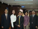 中華民國對外貿易協會高雄辦事處 王明哲主任, Liaison Officer Angela Feng, EBRD Secondee Mr. Peter Chiang, 台南市工商發展投資策進會 蕭瓊月專員, 台北世界貿易中心 行銷專案處 李哲欽組長